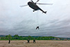 The flooded people were rescued like this too (photo: The Army of Serbia)